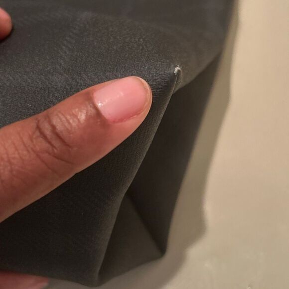 Burberry Tote Bag Blue Nova Check Plaid Coated Canvas Equestrian Old Money Prep - Picture 9 of 13